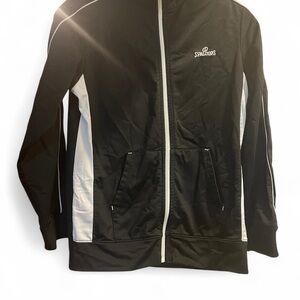 Spalding boys Black and White Windbreaker